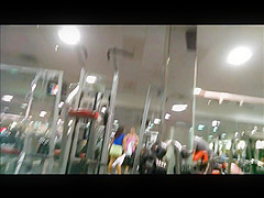 Spying On Gym MILF