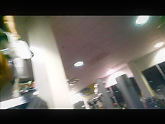 Spying On Gym MILF