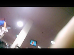 Spying On Gym MILF