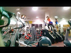 Spying On Gym MILF