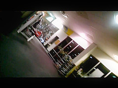 Spying On Gym MILF