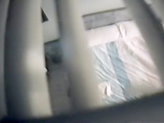 Spying on a masturbating woman through the vent