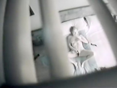 Spying on a masturbating woman through the vent