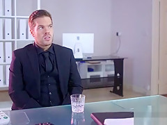 (Stacey Saran) Busty Slut Girl Get Banged Hardcore In Office clip-29