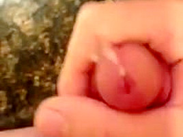 Step daddy's Morning Jerk-off, Rubbing the Cum in