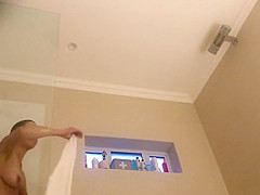 Step mothers hairy cunt spied in the bathroom