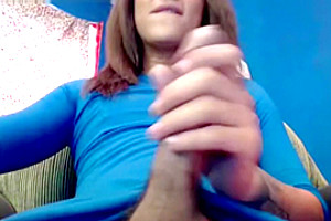 Sticky big cumshot teen 18+ tranny