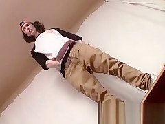 Straight thug Sean Johansen wanking on his big dick