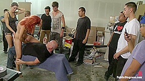 Strap-On Fucked And Fisted For The First Time In Public - PublicDisgrace