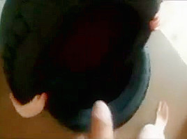 Striptease and blowjob by hot lady