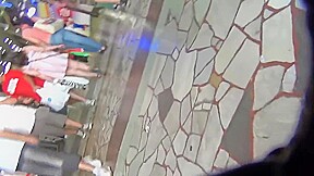 Stupid MILF in too short dress exposes her big cellulite ass to !