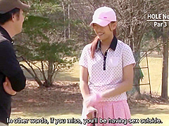 Subtitled Uncensored Hd Japanese Golf Outdoors Exposure