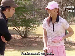 Subtitled Uncensored Hd Japanese Golf Outdoors Exposure