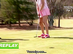Subtitled Uncensored Hd Japanese Golf Outdoors Exposure