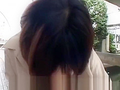 Subtitled extreme Japanese public nudity vibrator play