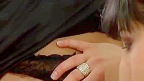 Superb chicks stabd clothed while sharing a large dick