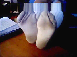 Superherodoll in Dirty Slouch Socks
