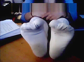 Superherodoll in Dirty Slouch Socks