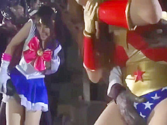 Superheroine Defeat Big In Japan