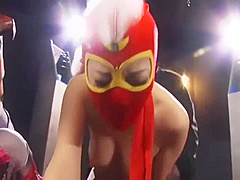 Superheroine Defeat Big In Japan