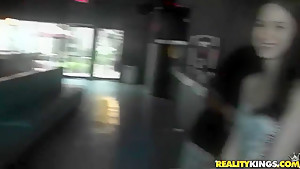 Sweet stripper is showing her moves on camera