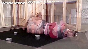 Taped Up With Her Mouth Stuffed And Wrapped So Tight