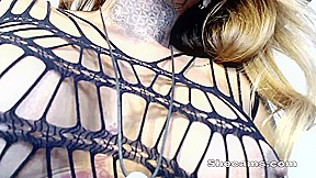 Tattooed Shemale Loves To Show