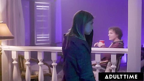 Teen 18+ Watches Lesbians Fuck At College Party