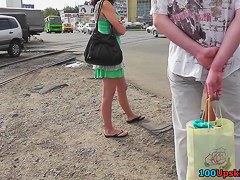 Teenage upskirt of hawt booty and precious belt