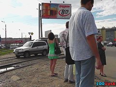 Teenage upskirt of hawt booty and precious belt