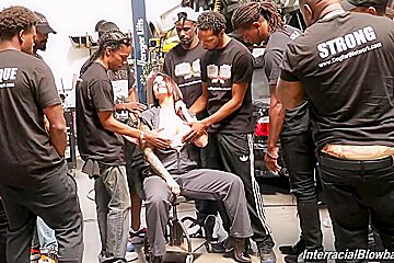 Ten Black Guys And Poor White Auto Mechanic Ivy Lebelle