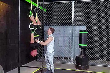 The Trainer hot gay sex with blowjob