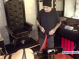 The slave with the fucking machine