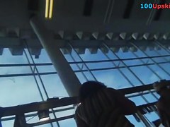 The view of new panty on upskirt web camera