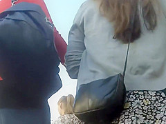 Thong needs rescue from phat ass