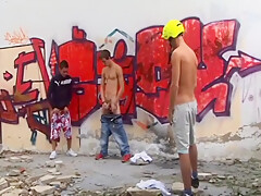 Three Boys Jerk And Cum Solos