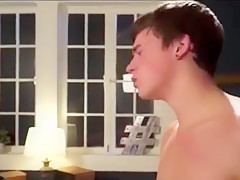 Three Hot Twinks Have Sex At Home