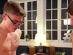 Three Hot Twinks Have Sex At Home