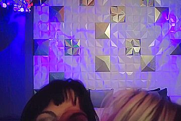 Threesome In The Luxury Club Two Hot Cock Voracious Women Who Take It And Swallow It