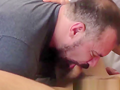 Threesome barebacking with stepdad,stepbrother and twink