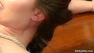 Tied Euro Slut Anal Fuckedi N Public Bar