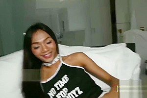 Tight ladyboy teen 18+ with a big dick anal after a blowjob