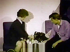 Time Sex Model and Secretary (1960s Vintage)