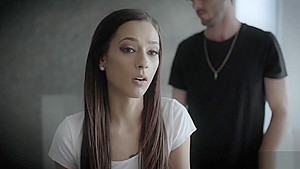 Tiny titted teen 18+ attracted her big cocked stepbrother