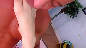 Toelicked Dominatrix Pegging Subs Butthole