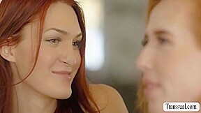 Tori Easton And Shiri Allwood - Redhead Ts Anal Sex With Ts Neighbor