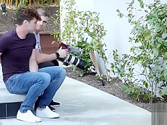 Travis Berkley fucks his online date Christian Bay