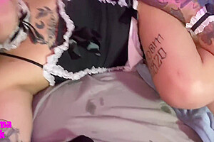 Ts Sissy Maid Serves As A Bitch For Bbc, Deepthroath & Anal Crempie 12 Min - Kitty Loco