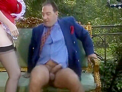 Two Amazing German Ladies Getting Their Assholes Smashed In The Backyard