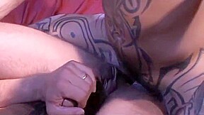 Two Tattooed Mates Are Banging In The Bedroom